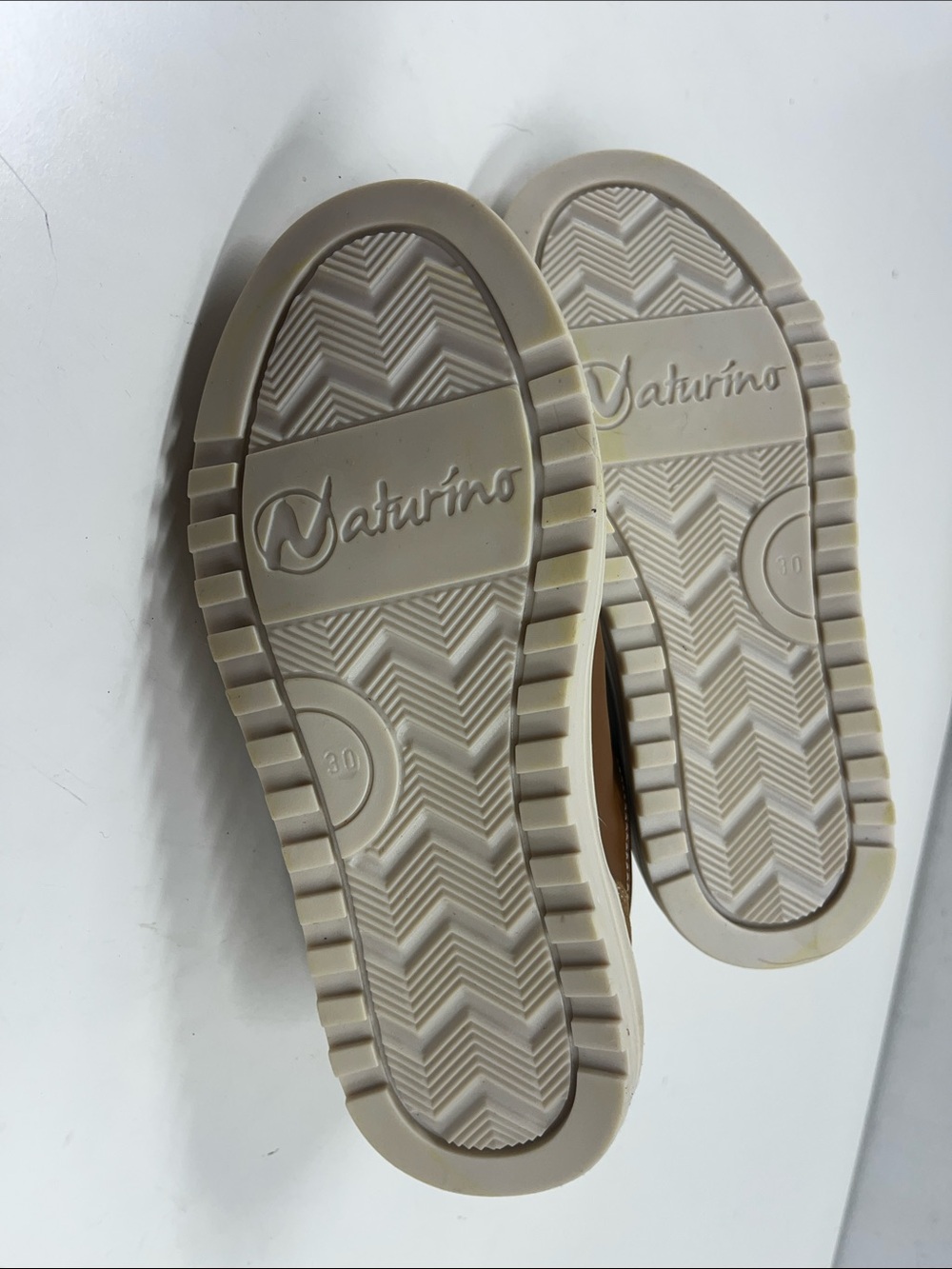 Naturino Ariton Sneaker in Brown Leather & Suede Size 30 (US 12.5) - Picture 6 of 7